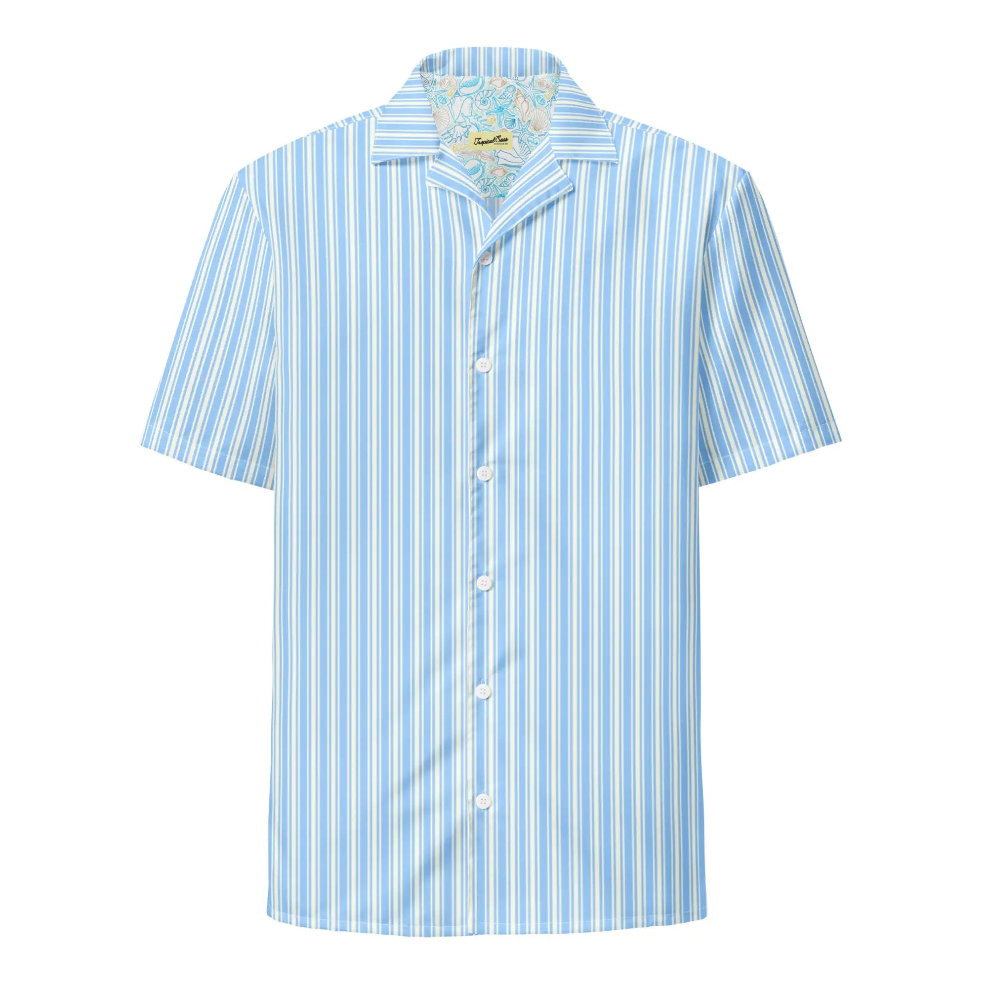 Classic Old Money Retreat Performance Button Down Camp Shirt
