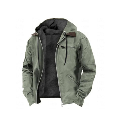 Color Cast Hooded Sweater