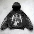 Hooded Printed Hip Hop Y2G Streetwear Sweatshirt